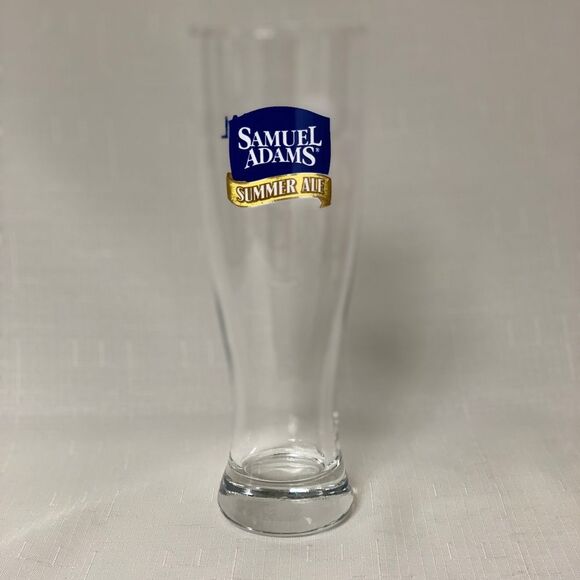 Samuel Adams Seasonal Brew Tall Pint Glass Pilsner Classic Beverage Drinkware - Picture 1 of 8